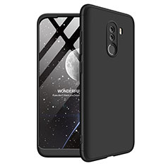 Hard Rigid Plastic Matte Finish Front and Back Case 360 Degrees for Xiaomi Pocophone F1 Black