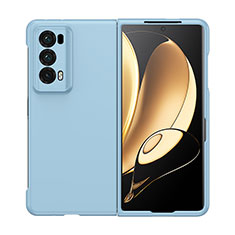 Hard Rigid Plastic Matte Finish Front and Back Cover Case 360 Degrees BH1 for Huawei Honor Magic V2 5G Mint Blue