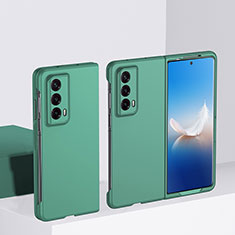 Hard Rigid Plastic Matte Finish Front and Back Cover Case 360 Degrees BH1 for Huawei Honor Magic Vs2 5G Green