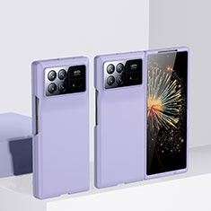 Hard Rigid Plastic Matte Finish Front and Back Cover Case 360 Degrees BH1 for Xiaomi Mix Fold 3 5G Purple