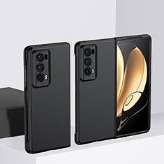 Hard Rigid Plastic Matte Finish Front and Back Cover Case 360 Degrees BH2 for Huawei Honor Magic V2 5G Black