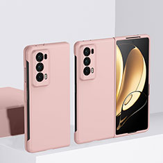 Hard Rigid Plastic Matte Finish Front and Back Cover Case 360 Degrees BH2 for Huawei Honor Magic V2 5G Rose Gold