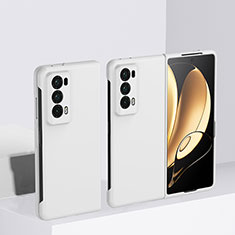 Hard Rigid Plastic Matte Finish Front and Back Cover Case 360 Degrees BH2 for Huawei Honor Magic V2 5G White