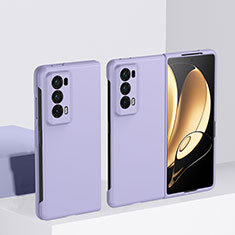 Hard Rigid Plastic Matte Finish Front and Back Cover Case 360 Degrees BH2 for Huawei Honor Magic V2 Ultimate 5G Purple