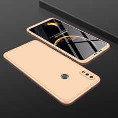 Hard Rigid Plastic Matte Finish Front and Back Cover Case 360 Degrees for Huawei Honor 8X Gold