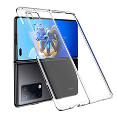 Hard Rigid Plastic Matte Finish Front and Back Cover Case 360 Degrees for Huawei Mate X2 Clear