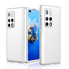 Hard Rigid Plastic Matte Finish Front and Back Cover Case 360 Degrees for Huawei Mate X2 White