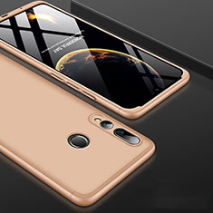 Hard Rigid Plastic Matte Finish Front and Back Cover Case 360 Degrees for Huawei P Smart+ Plus (2019) Gold