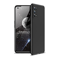 Hard Rigid Plastic Matte Finish Front and Back Cover Case 360 Degrees for Realme 7 Pro Black