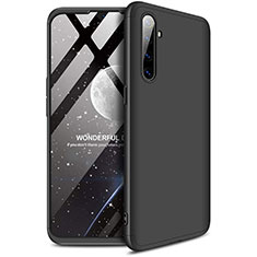 Hard Rigid Plastic Matte Finish Front and Back Cover Case 360 Degrees for Realme XT Black