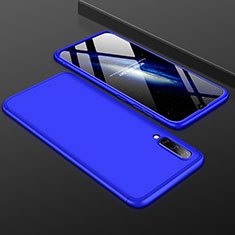 Hard Rigid Plastic Matte Finish Front and Back Cover Case 360 Degrees for Samsung Galaxy A30S Blue