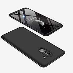 Hard Rigid Plastic Matte Finish Front and Back Cover Case 360 Degrees for Xiaomi Pocophone F1 Black