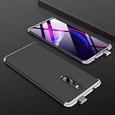 Hard Rigid Plastic Matte Finish Front and Back Cover Case 360 Degrees for Xiaomi Redmi K20 Pro Silver