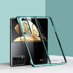 Hard Rigid Plastic Matte Finish Front and Back Cover Case 360 Degrees GK6 for Huawei Honor Magic V2 Ultimate 5G Green