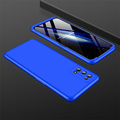 Hard Rigid Plastic Matte Finish Front and Back Cover Case 360 Degrees M01 for Realme 7 Pro Blue