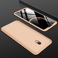 Hard Rigid Plastic Matte Finish Front and Back Cover Case 360 Degrees M01 for Xiaomi Redmi 8A Gold