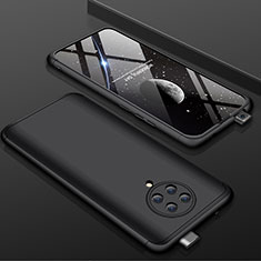 Hard Rigid Plastic Matte Finish Front and Back Cover Case 360 Degrees P01 for Xiaomi Redmi K30 Pro 5G Black