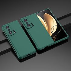 Hard Rigid Plastic Matte Finish Front and Back Cover Case 360 Degrees QH1 for Huawei Honor Magic V 5G Green