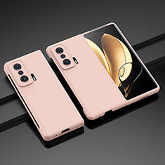 Hard Rigid Plastic Matte Finish Front and Back Cover Case 360 Degrees QH1 for Huawei Honor Magic V 5G Pink