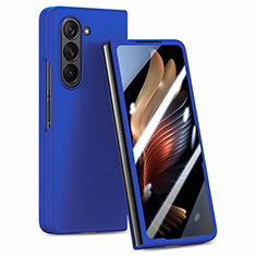 Hard Rigid Plastic Matte Finish Front and Back Cover Case 360 Degrees SD1 for Samsung Galaxy Z Fold5 5G Blue