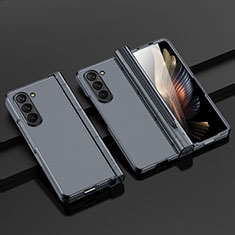 Hard Rigid Plastic Matte Finish Front and Back Cover Case 360 Degrees SD2 for Samsung Galaxy Z Fold5 5G Clear