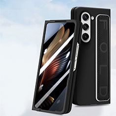 Hard Rigid Plastic Matte Finish Front and Back Cover Case 360 Degrees SD3 for Samsung Galaxy Z Fold5 5G Brown