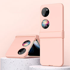 Hard Rigid Plastic Matte Finish Front and Back Cover Case 360 Degrees ZL3 for Huawei P60 Pocket Rose Gold