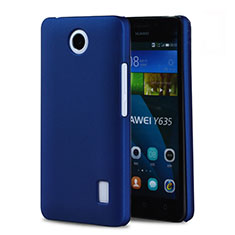 Hard Rigid Plastic Matte Finish Snap On Case for Huawei Ascend Y635 Dual SIM Blue