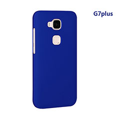 Hard Rigid Plastic Matte Finish Snap On Case for Huawei GX8 Blue