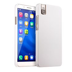 Hard Rigid Plastic Matte Finish Snap On Case for Huawei Honor 7i shot X White