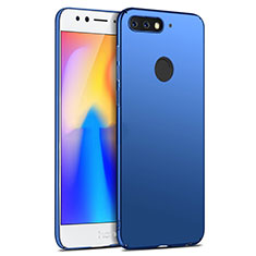 Hard Rigid Plastic Matte Finish Snap On Case for Huawei Y6 (2018) Blue