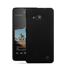 Hard Rigid Plastic Matte Finish Snap On Case for Microsoft Lumia 550 Black