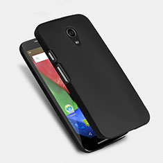 Hard Rigid Plastic Matte Finish Snap On Case for Motorola Moto G (2nd Gen) Black