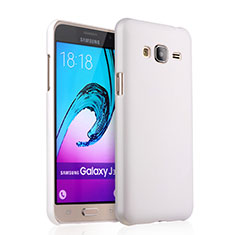 Hard Rigid Plastic Matte Finish Snap On Case for Samsung Galaxy J3 (2016) J320F J3109 White