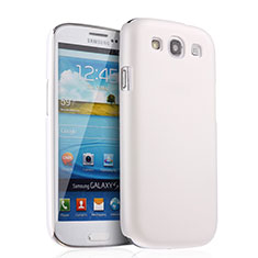 Hard Rigid Plastic Matte Finish Snap On Case for Samsung Galaxy S3 4G i9305 White