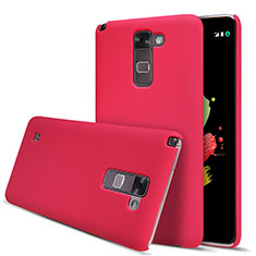 Hard Rigid Plastic Matte Finish Snap On Case M01 for LG Stylus 2 Plus Red