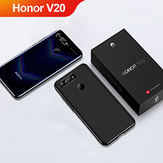 Hard Rigid Plastic Matte Finish Snap On Case M03 for Huawei Honor V20 Black