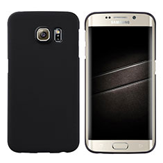 Hard Rigid Plastic Matte Finish Snap On Case M04 for Samsung Galaxy S6 Edge SM-G925 Black
