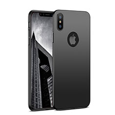 Hard Rigid Plastic Matte Finish Snap On Case M05 for Apple iPhone Xs Black