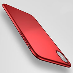 Hard Rigid Plastic Matte Finish Snap On Case M06 for Apple iPhone Xs Red