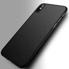 Hard Rigid Plastic Matte Finish Snap On Case M12 for Apple iPhone Xs Black