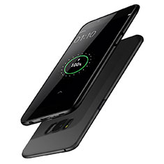 Hard Rigid Plastic Matte Finish Snap On Case P02 for Samsung Galaxy S8 Plus Black