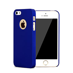 Hard Rigid Plastic Matte Finish Snap On Cover for Apple iPhone 5 Blue