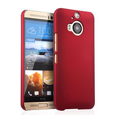 Hard Rigid Plastic Matte Finish Snap On Cover for HTC One M9 Plus Red