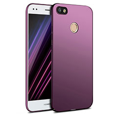 Hard Rigid Plastic Matte Finish Snap On Cover for Huawei Y6 Pro (2017) Purple