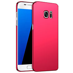 Hard Rigid Plastic Matte Finish Snap On Cover M02 for Samsung Galaxy S7 G930F G930FD Red