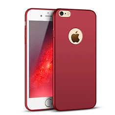 Hard Rigid Plastic Matte Finish Snap On Cover P01 for Apple iPhone 6 Red