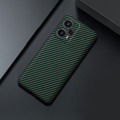 Hard Rigid Plastic Matte Finish Twill Snap On Case Cover for Xiaomi Redmi Note 12 Turbo 5G Green