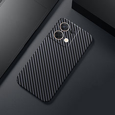 Hard Rigid Plastic Matte Finish Twill Snap On Case Cover for Xiaomi Redmi Note 13 Pro 5G Black