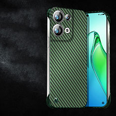 Hard Rigid Plastic Matte Finish Twill Snap On Case Cover T01 for Oppo Reno8 Pro+ Plus 5G Green